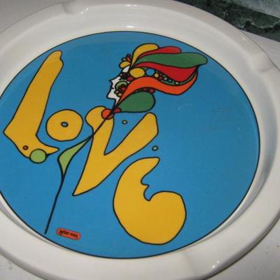 PETER MAX EARLY ASH TRAY