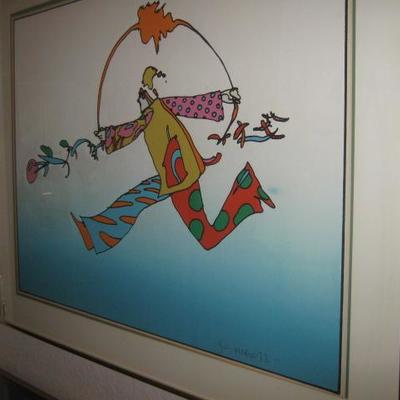 SIGNED 1972 PETER MAX LITHO