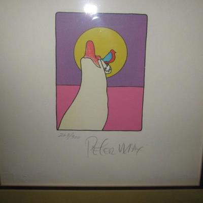 EARLY SIGNED PETER MAX