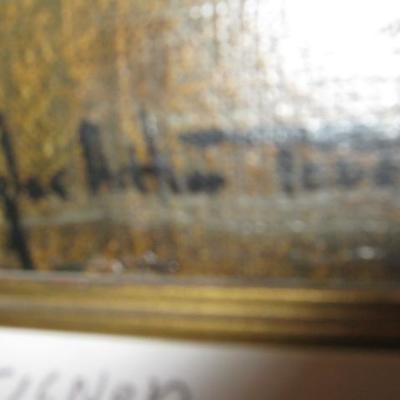 DOUGLAS ARTHUR TEED SIGNED OIL PAINTING