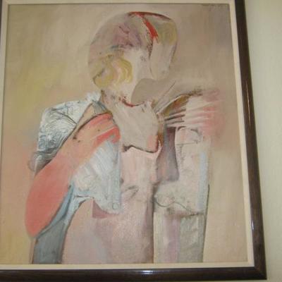 SIGNED OIL BY SAFRIN 1961