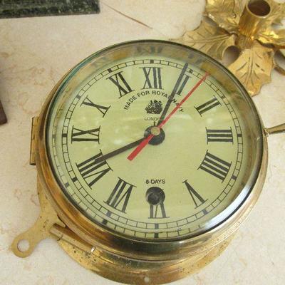 Vintage Royal Navy clock