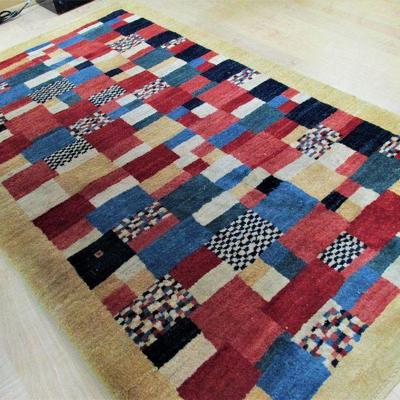 3x5 wool tribal Amaleh rug (BID ITEM)