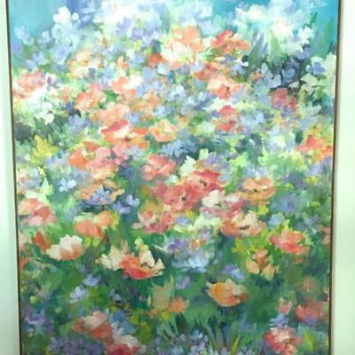 Beautiful, large, Impressionist floral art