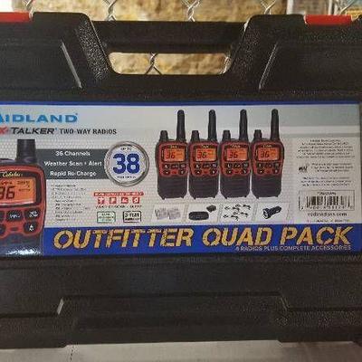 Midland X-TALKER Two-Way Radios,OUTFITTER QUAD PAC ...