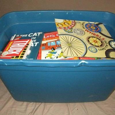 Tote of Children's books and Book Sets