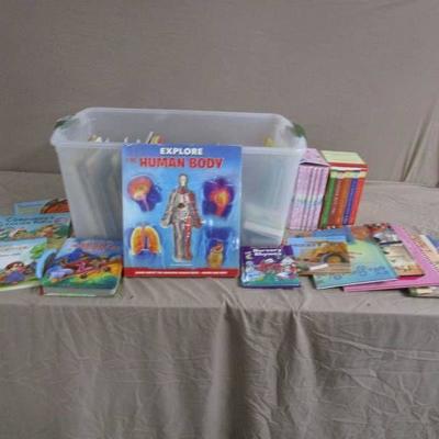 Tote of Children's books and Book Sets..