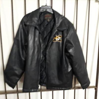 Steve & Barry's MU Labeled Leather Look Jacket  C ...