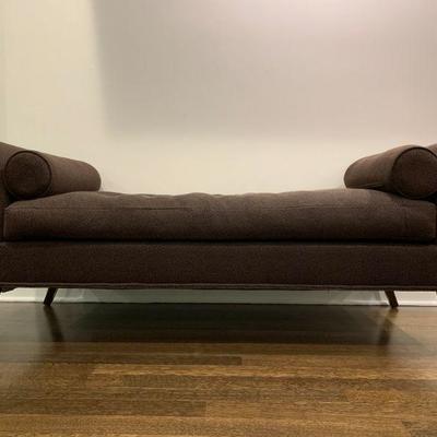 Bright Furniture Sloped Arm Upholstered Bench