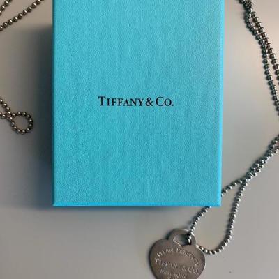 Tiffany Sterling Heart Necklace