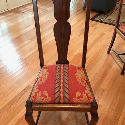 Set of 4 Queen Anne style dining chairs $220