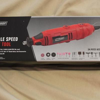 Variable Speed Rotary Tool - New - Includes 24 pc ...
