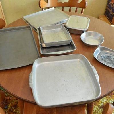 Assorted Cake Pans and Cookie Sheets - One is Wagn ...