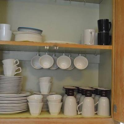All in Cabinet - Set of Dishes and Mugs