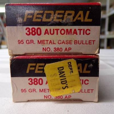 Federal 380 Auto Ammo