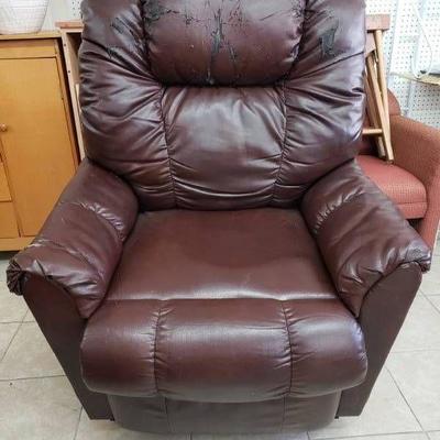 #Leather Automatic Recliner