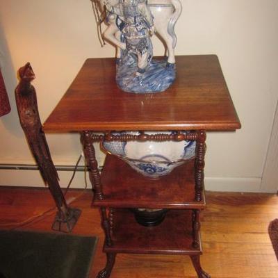 Asian Artifacts Accent Table 