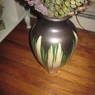 Vintage Glazed Drip Vase  