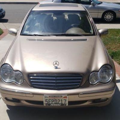2004 Mercedes Benz C-class C240 Sedan V6 2.4 liter with 57,000 original miles in good condition 