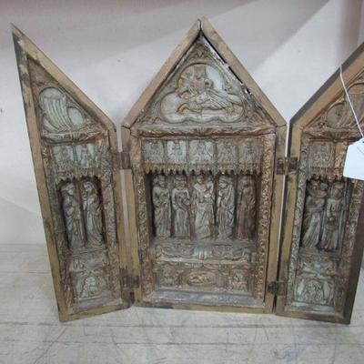 Religious Carved Wood Figures