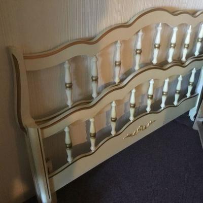 French Provincial Style Headbaord and Footboard - Full size