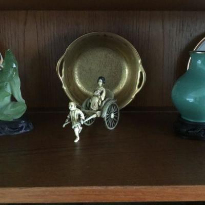 Figurines, Mini Vase, Plates