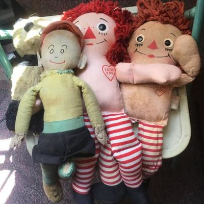 Vintage Stuffed Dolls