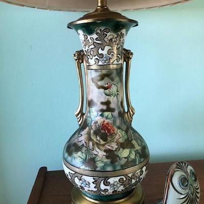 Vintage-Antique Porcelain Table Lamp