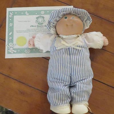 Cabbage Patch Kid with birth certificate