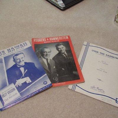 Large collection of sheet music