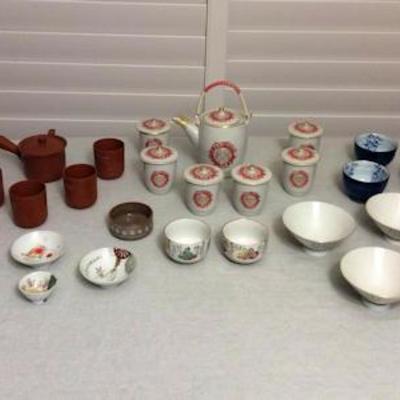 MMT013 Oriental Tea Sets, Rice Bowls & More