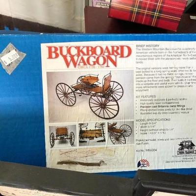 Buckboard Wagon Model Kit