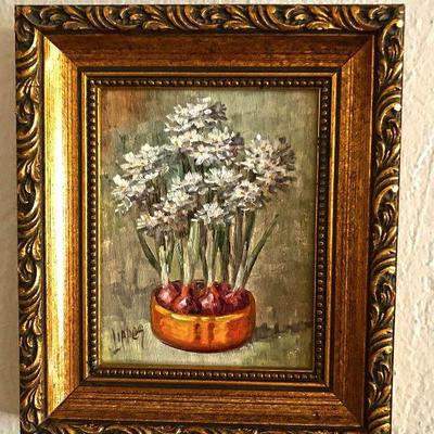 Miniature oil painting