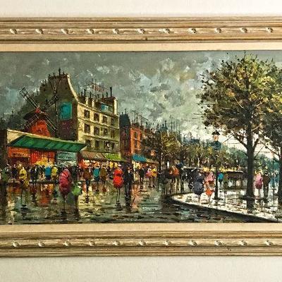 Large oil painting. Gorgeous.