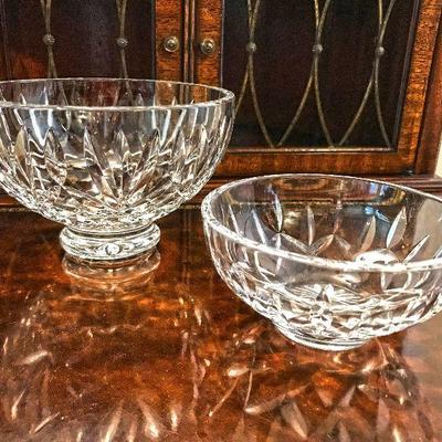 [right] Waterford Crystal Lismore small footed bowl @ $25