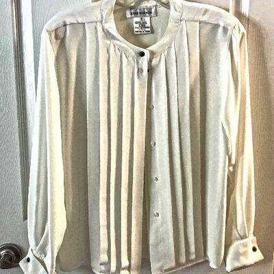 Jones New York blouse, size 6. @ $15 ... we also have Evan Picone blouses @ $15 each.