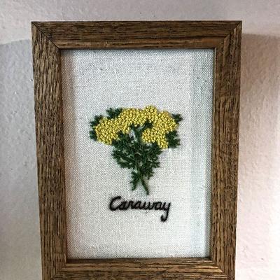 Frames cross stitch caraway