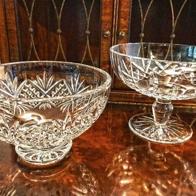 [right] Waterford Crystal Lismore round compote 6