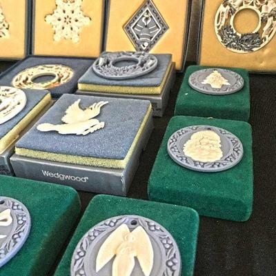 Wedgwood ornaments.