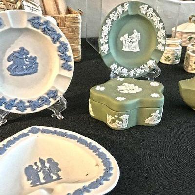 Wedgwood Jasperware. $10 each.