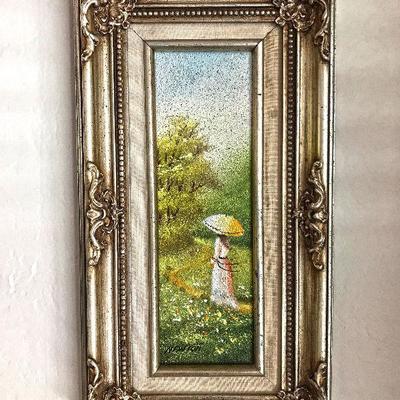 Miniature oil painting