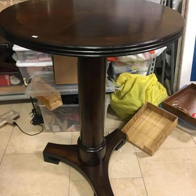PAIR OF TALL TABLES