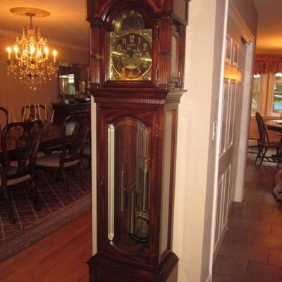 Charles R Sleigh Grandfather Clock  
