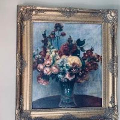 Original Pierre Auguste Renoir Oil On Canvas 