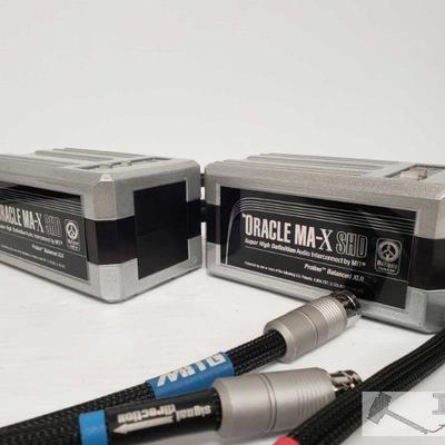 308: 	
Pair of MIT Oracle MA-X SHD XLR Audio Interconnects
Both have original boxes