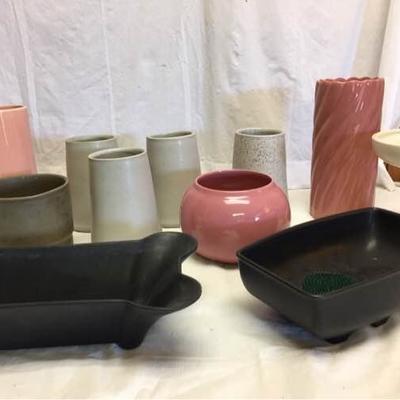 Vtg Haeger Pottery - Grays/Pink