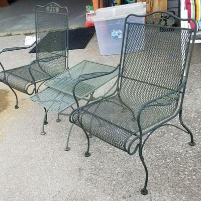 Wrought Iron Chairs and Tables