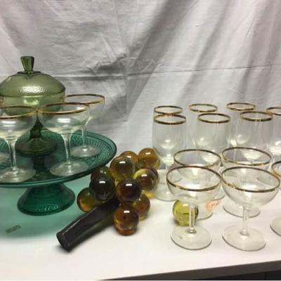Colored & Clear Glassware