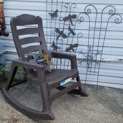 Rocking Chair, Trellis