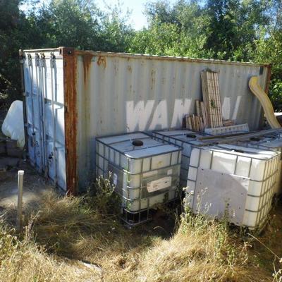 20 foot Metal Shipping Container is sold however, we have one at our North Highlands Sale the same week as this!!!!